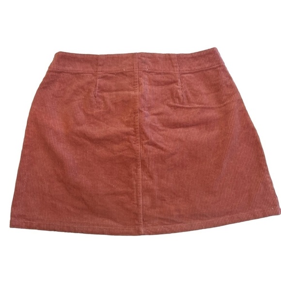 Orange Kiss - Couture Y2K Rust Mini Skirt - Picture 2 of 5